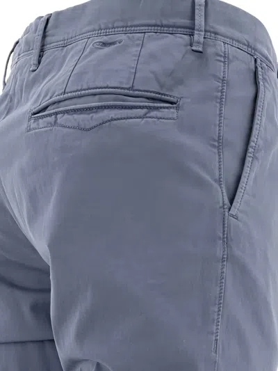 Incotex Button-fly Trousers In Blue