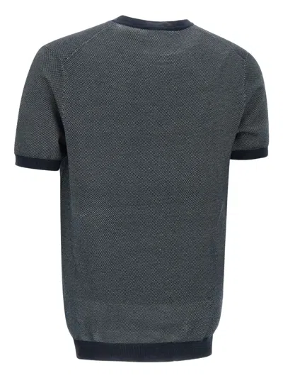 Diktat Textured Short-sleeve Sweater In Neutral