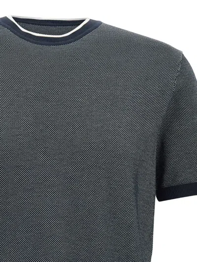 Diktat Textured Short-sleeve Sweater In Neutral