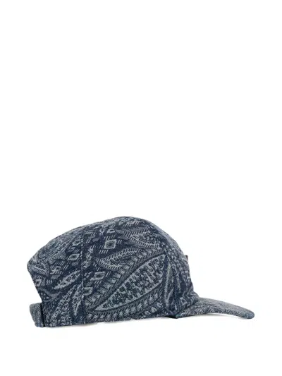 Etro Paisley-patterned Baseball Cap In Blue