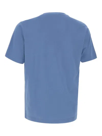 Diktat Crew-neck T-shirt In Blue