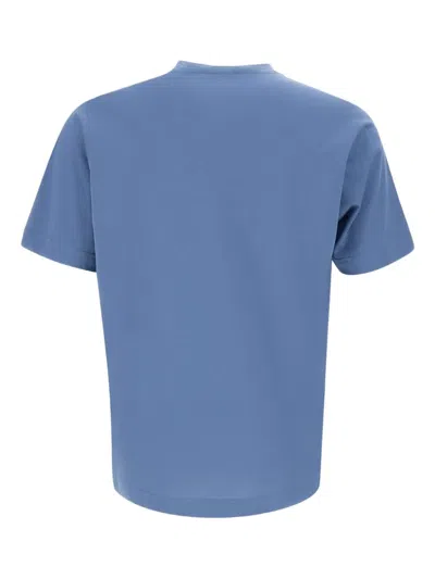 Diktat Crew-neck T-shirt In Blue