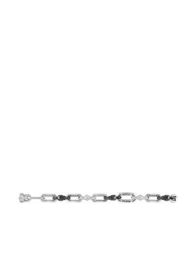 Philipp Plein Cable-link Bracelet In Metallic