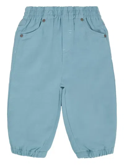 Stella Mccartney Elastic-waist Trousers In Blue