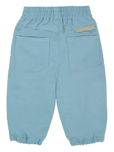 Stella Mccartney Elastic-waist Trousers In Blue