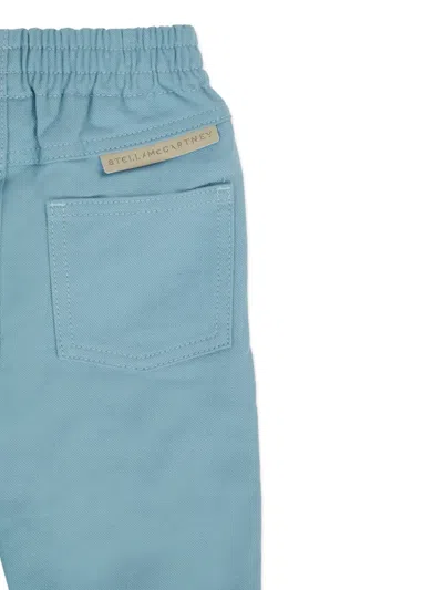 Stella Mccartney Elastic-waist Trousers In Blue