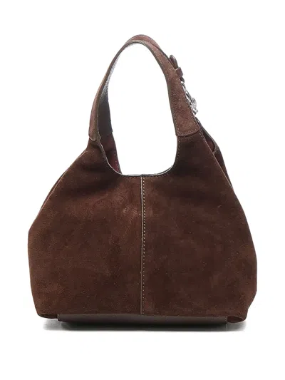 Coccinelle C-easy Suede Leather Shoulder Bag