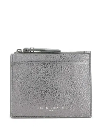 Gianni Chiarini Leather Wallet In Gray