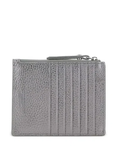 Gianni Chiarini Leather Wallet In Gray
