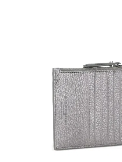 Gianni Chiarini Leather Wallet In Gray