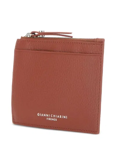 Gianni Chiarini Leather Wallet In Brown