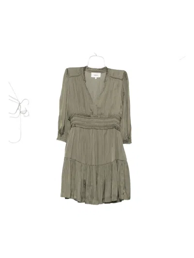 Ba&sh Cyrilia V-neck Tiered Dress In Gray