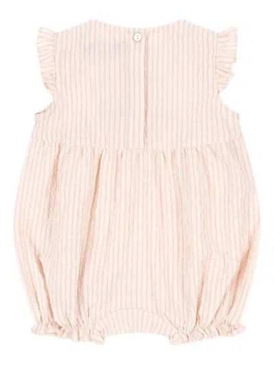 Konges Sløjd Cherry-embroidered Ruffled Shorties In Pink