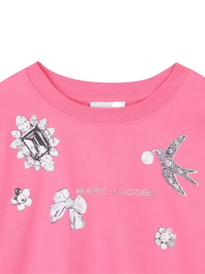 Marc Jacobs Graphic-print T-shirt In Pink