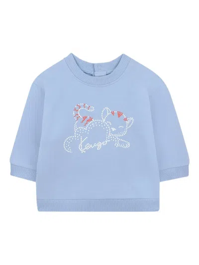 Kenzo Jersey Tracksuit Set In Blue