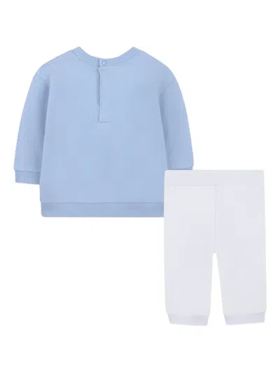 Kenzo Jersey Tracksuit Set In Blue