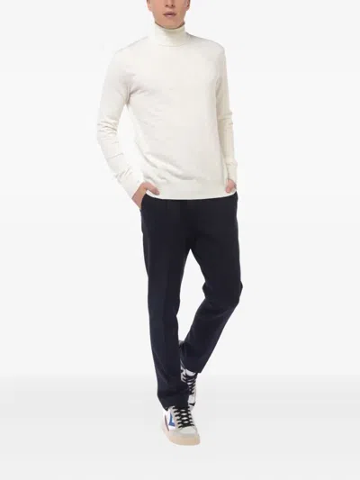 Hōsio Turtleneck Cable-knit Sweater In White