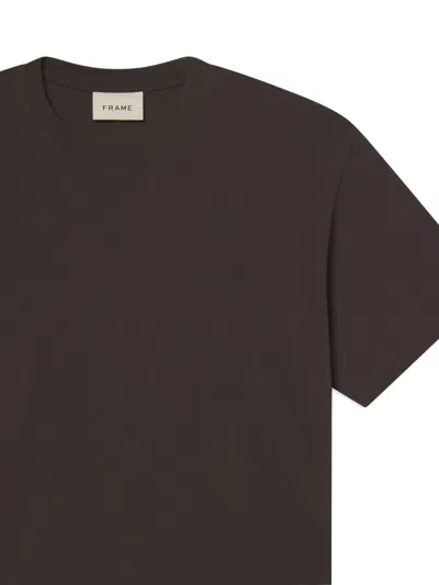 Frame Logo-embroidery T-shirt