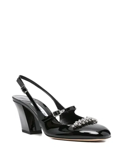 Jimmy Choo 70mm Belinda Crystal-embellished Slingback Pumps