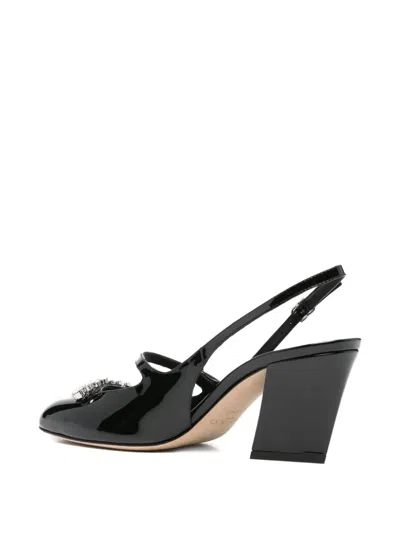 Jimmy Choo 70mm Belinda Crystal-embellished Slingback Pumps