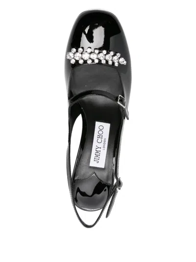 Jimmy Choo 70mm Belinda Crystal-embellished Slingback Pumps