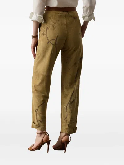 Ralph Lauren Fallon Trousers In Neutral