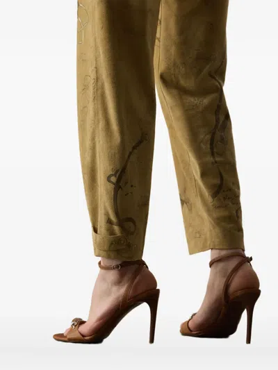 Ralph Lauren Fallon Trousers In Neutral
