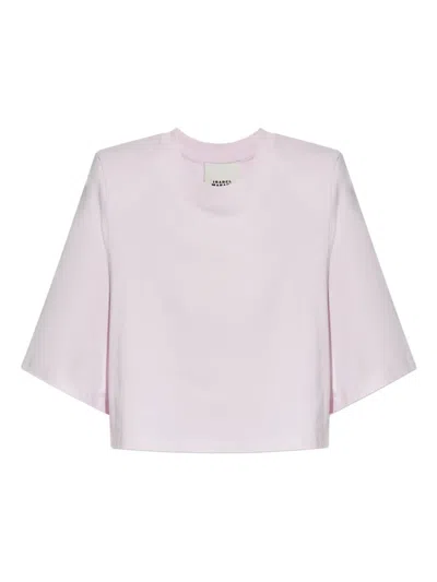 Isabel Marant Zaely Padded-shoulder Cropped Top