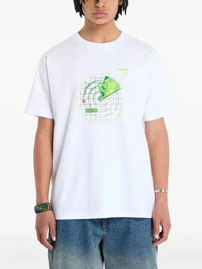 Dime Radar T-shirt In White