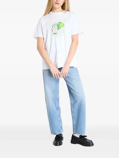Dime Radar T-shirt In White