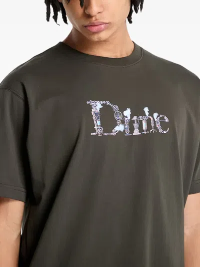 Dime Cotton T-shirt In Black