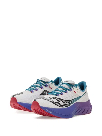 Saucony Endorphin Pro 4 Mesh-panelled Speedroll Performance Sneakers In Multi