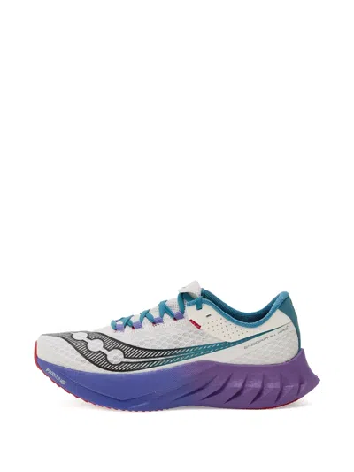 Saucony Endorphin Pro 4 Mesh-panelled Speedroll Performance Sneakers In Multi