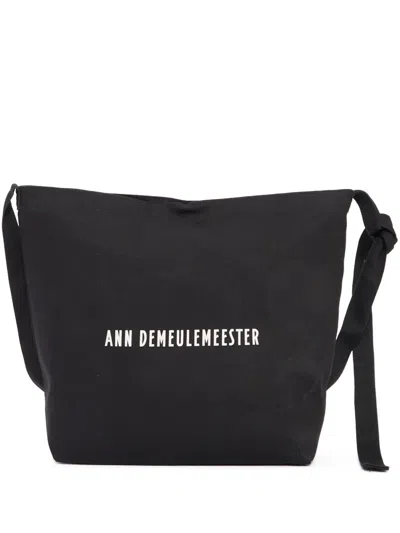 Ann Demeulemeester Cotton Shoulder Bag