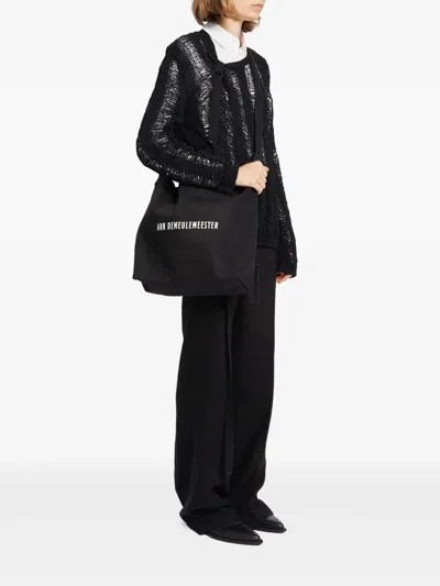 Ann Demeulemeester Cotton Shoulder Bag