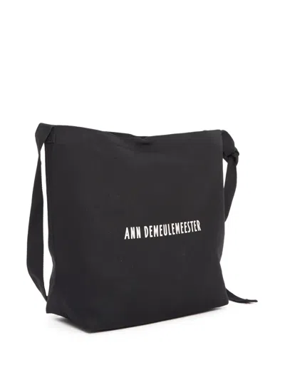 Ann Demeulemeester Cotton Shoulder Bag