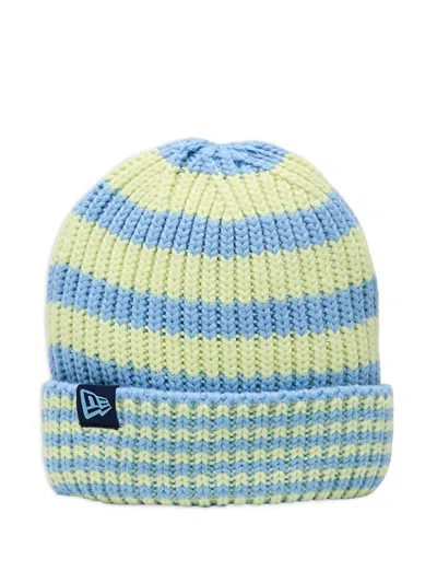 New Era Knitted Stripe-pattern Beanie