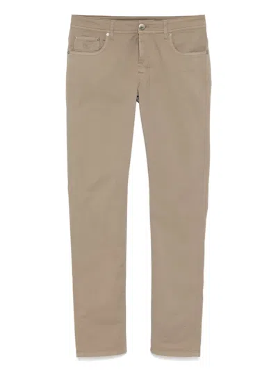 Corneliani Straight-leg Trousers In Nude