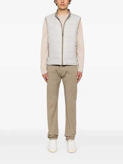 Corneliani Straight-leg Trousers In Nude