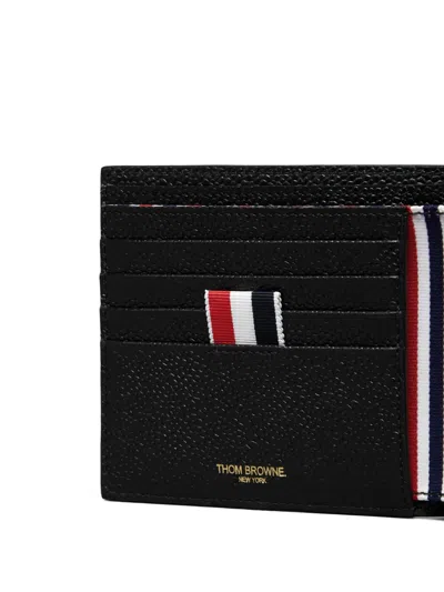 Thom Browne Goose-print Wallet In Black