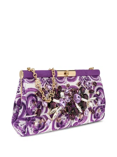 Dolce & Gabbana Small Marlene Floral Clutch Bag