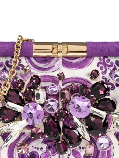 Dolce & Gabbana Small Marlene Floral Clutch Bag