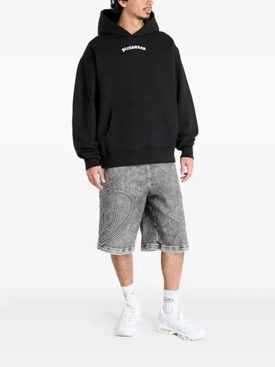 Pleasures Neural Logo-detail Hooded Sweatshirt In Black