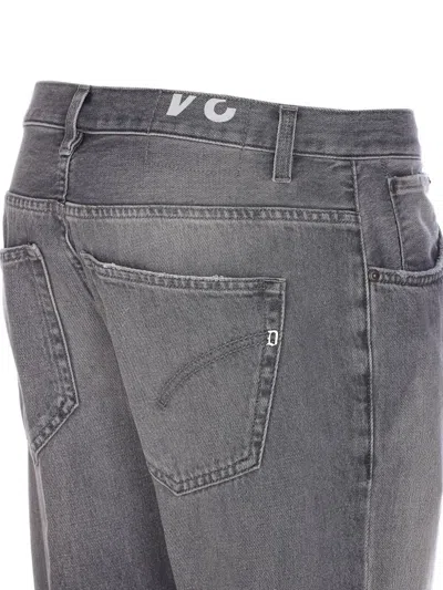 Dondup Jeans With Belt Loops In Silver