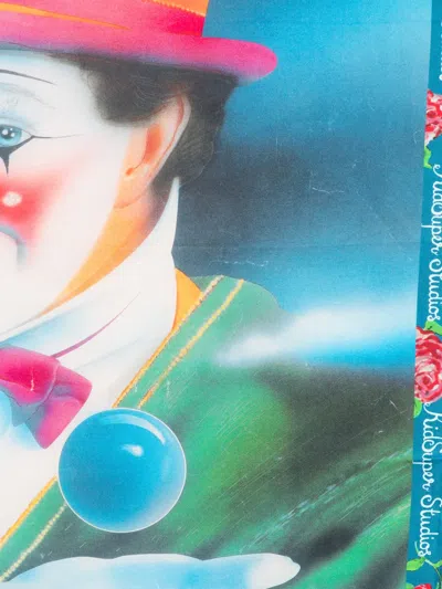 Kidsuper Cirque Clown Cds Silk Scarf