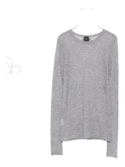 Pinko Pico Sweater In Gray