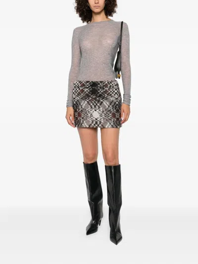 Pinko Pico Sweater In Gray