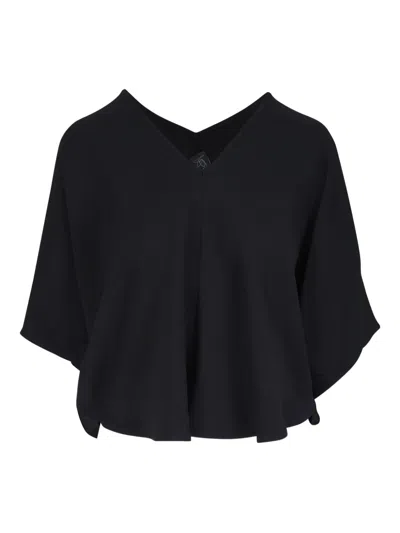 Zero + Maria Cornejo Circle Blouse In Black