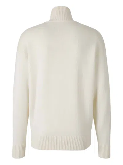 Gran Sasso High-neck Zip-up Cardigan In Neutral