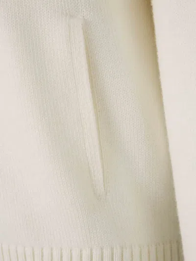 Gran Sasso High-neck Zip-up Cardigan In Neutral